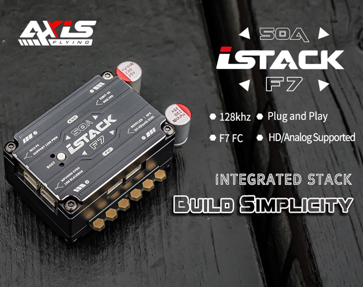 AxisFlying Plug and Play Stack 50A+F7 iSTACK 7 - AxisFlying