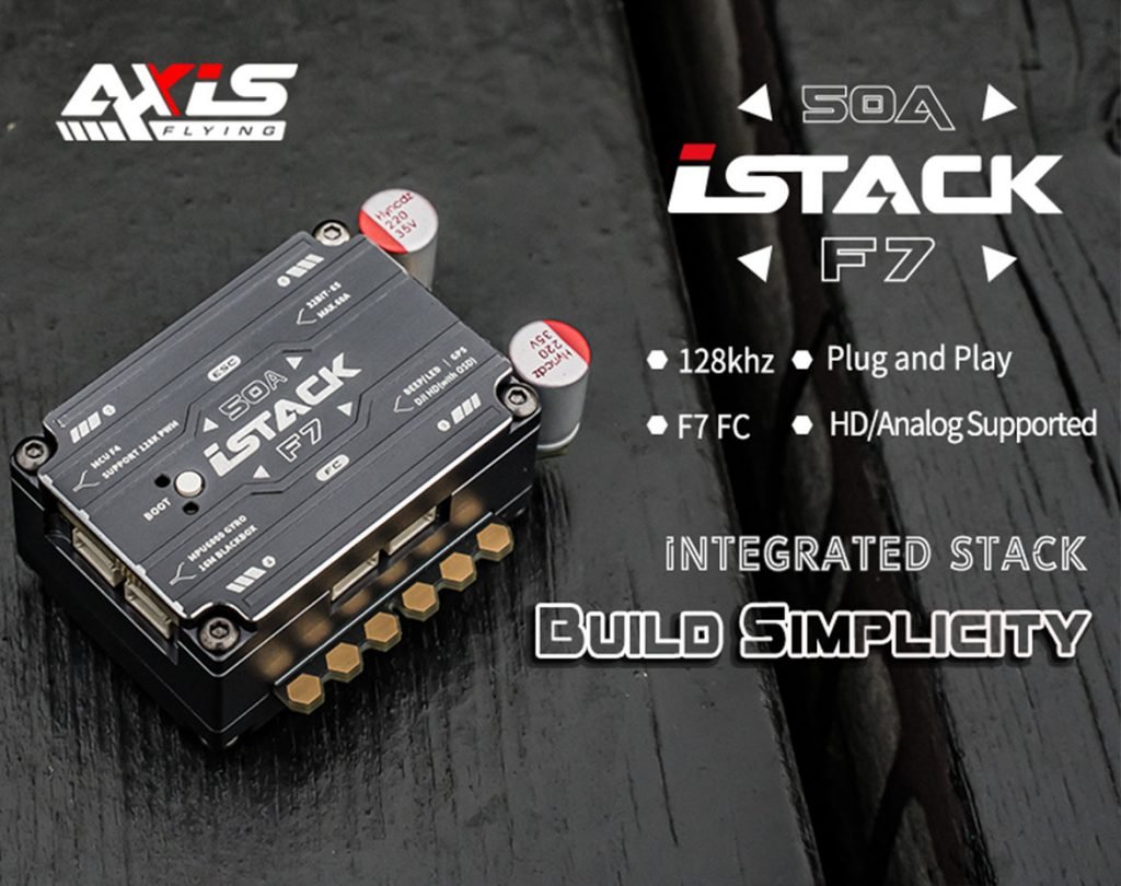 AxisFlying Plug And Play Stack 50A+F7 ISTACK - MyFPV