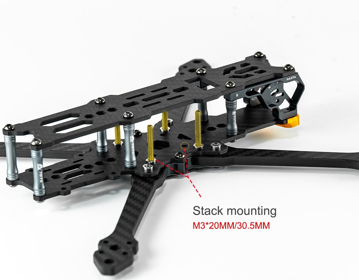 AxisFlying Manta 5 inch Freestyle FPV Frame -True X 9 - AxisFlying