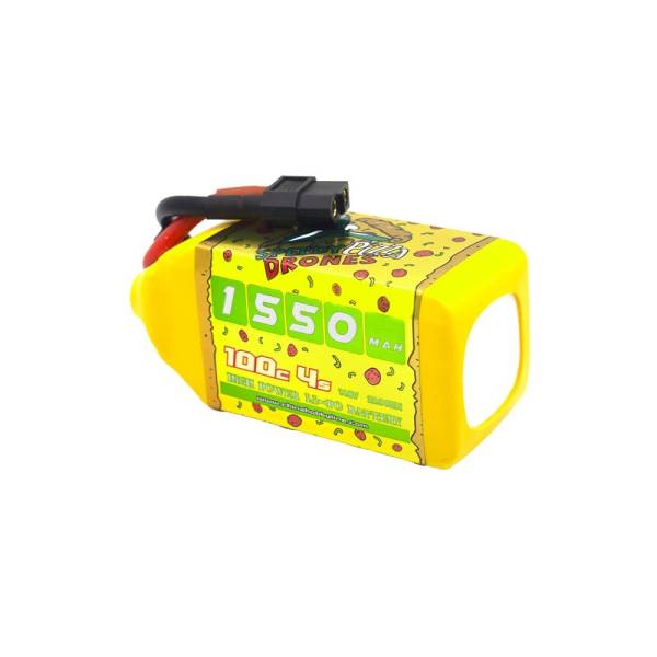 CNHL 1550MAH 14.8V 4S 100C SPEEDY PIZZA LIPO BATTERY - XT60 1 - CNHL