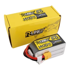 Tattu R-Line Version 5.0 1400mAh 22.2V 150C 6S1P Lipo Battery Pack With XT60 Plug 6