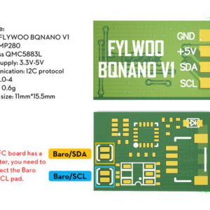 FLYWOO BQNANO V1.0 Model w/ Compass & Baro 0.6g 3 - Flywoo