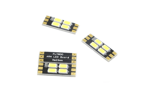 FLYWOO 9x25x1.6mm Frame Arm LED Board - 4 pcs - Pick Your Color