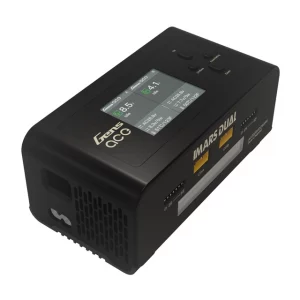GensAce Imars Dual Channel AC200W/DC300W Balance Charger Black 2 - Gens Ace