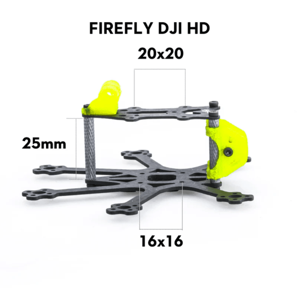 Flywoo Firefly Hex Nano 1.6'' Frame kit - HD Frame - Image 2