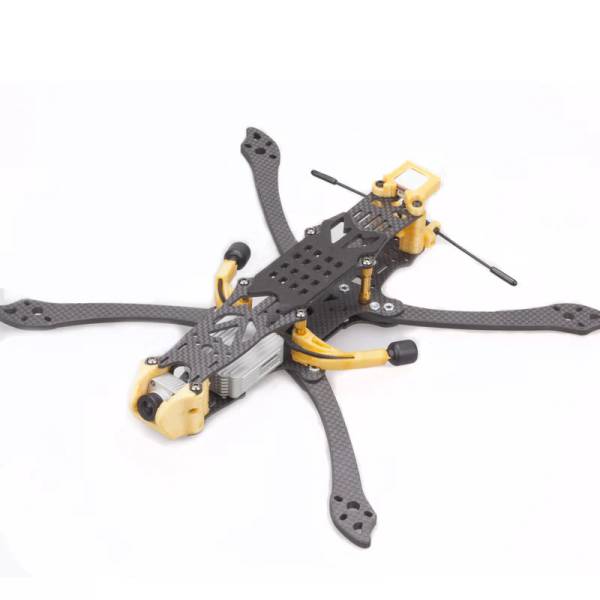 FLYWOO Mr.Croc 5" HD FPV Frame Kit - Gold or Titanium 1 - Flywoo