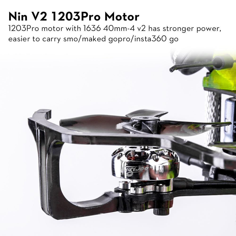 Flywoo 1.6'' Hex Nano HD V1.2 Micro Drone w/ Digital Vista (MPU6000) - BNF-DJI 6 - Flywoo