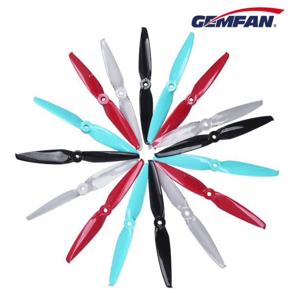 GemFan Flash 6042-2 6" Props (Black or Blue)