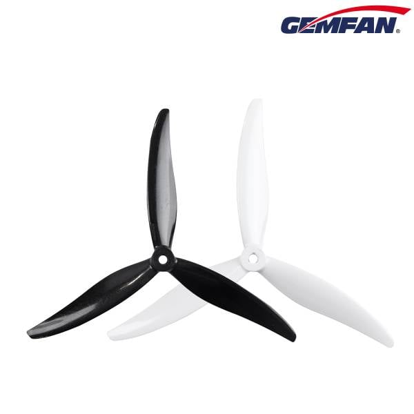 GemFan Hurricane 7035-3 7" Props (Black or White) 1 - Gemfan