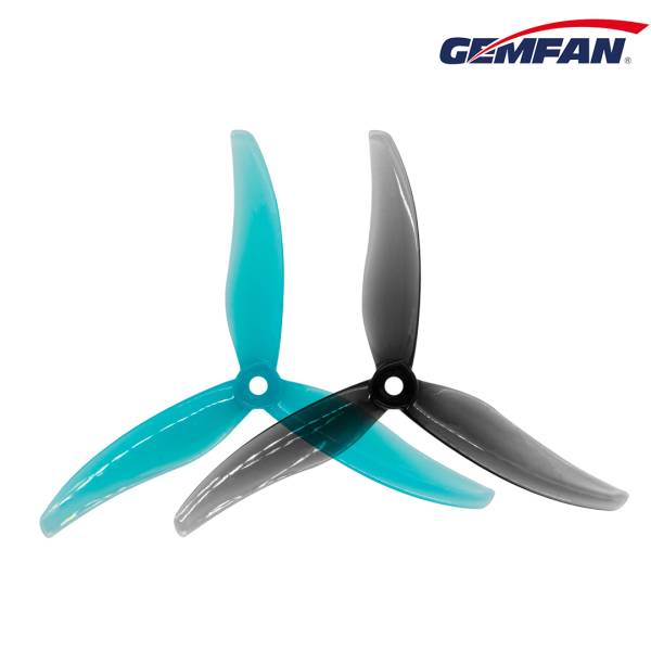 Gemfan Hurricane 5536-3 5" Props (Blue or Grey)