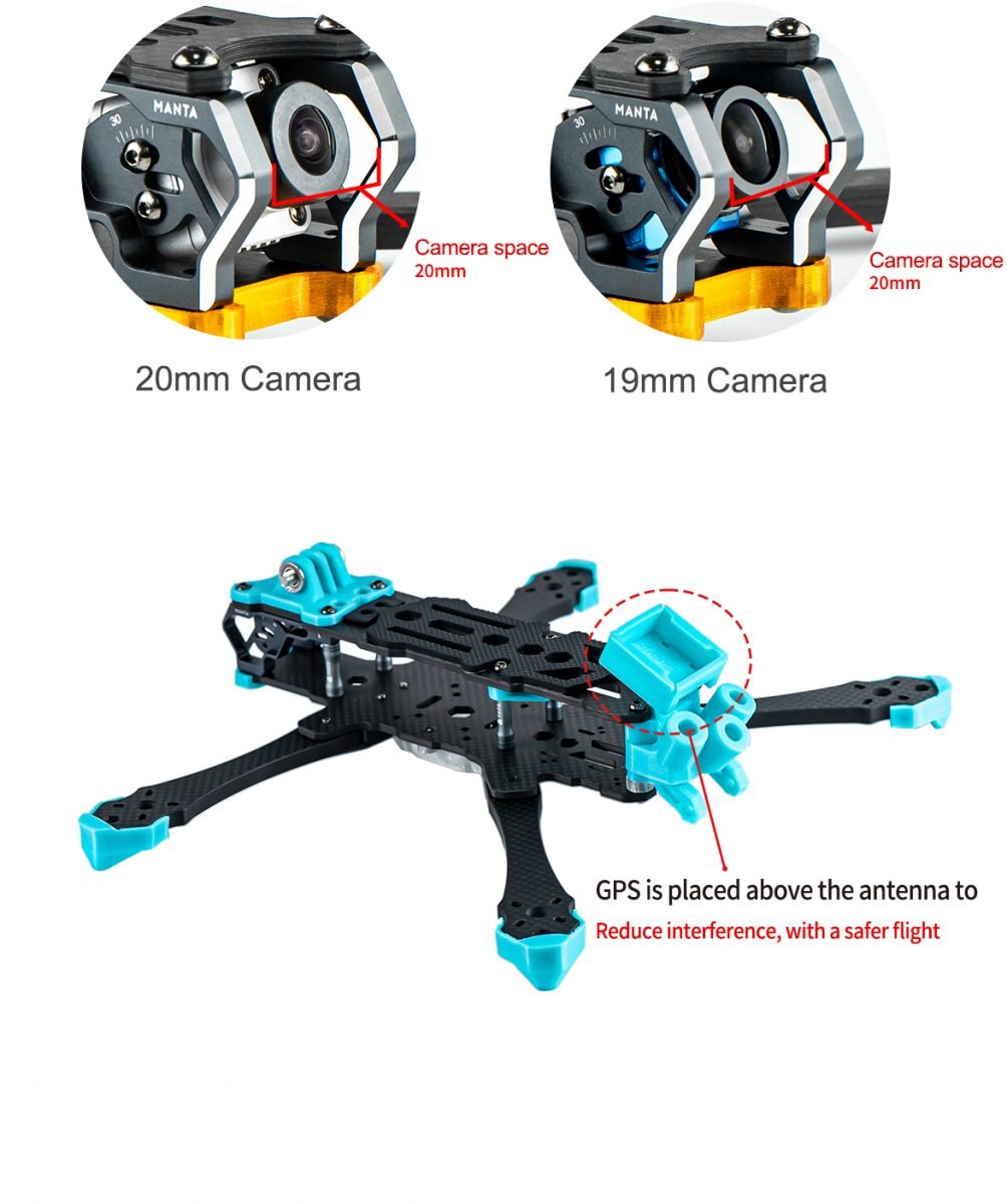 Axisflying Manta 6inch Mid-Range Cinematic Freestyle Frame Kit (HD Version) 16 - AxisFlying