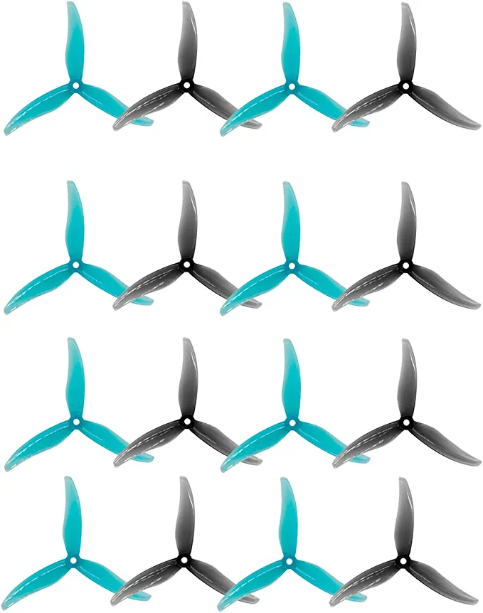 Gemfan Hurricane 5536-3 5" Props (Blue or Grey) 3 - Gemfan