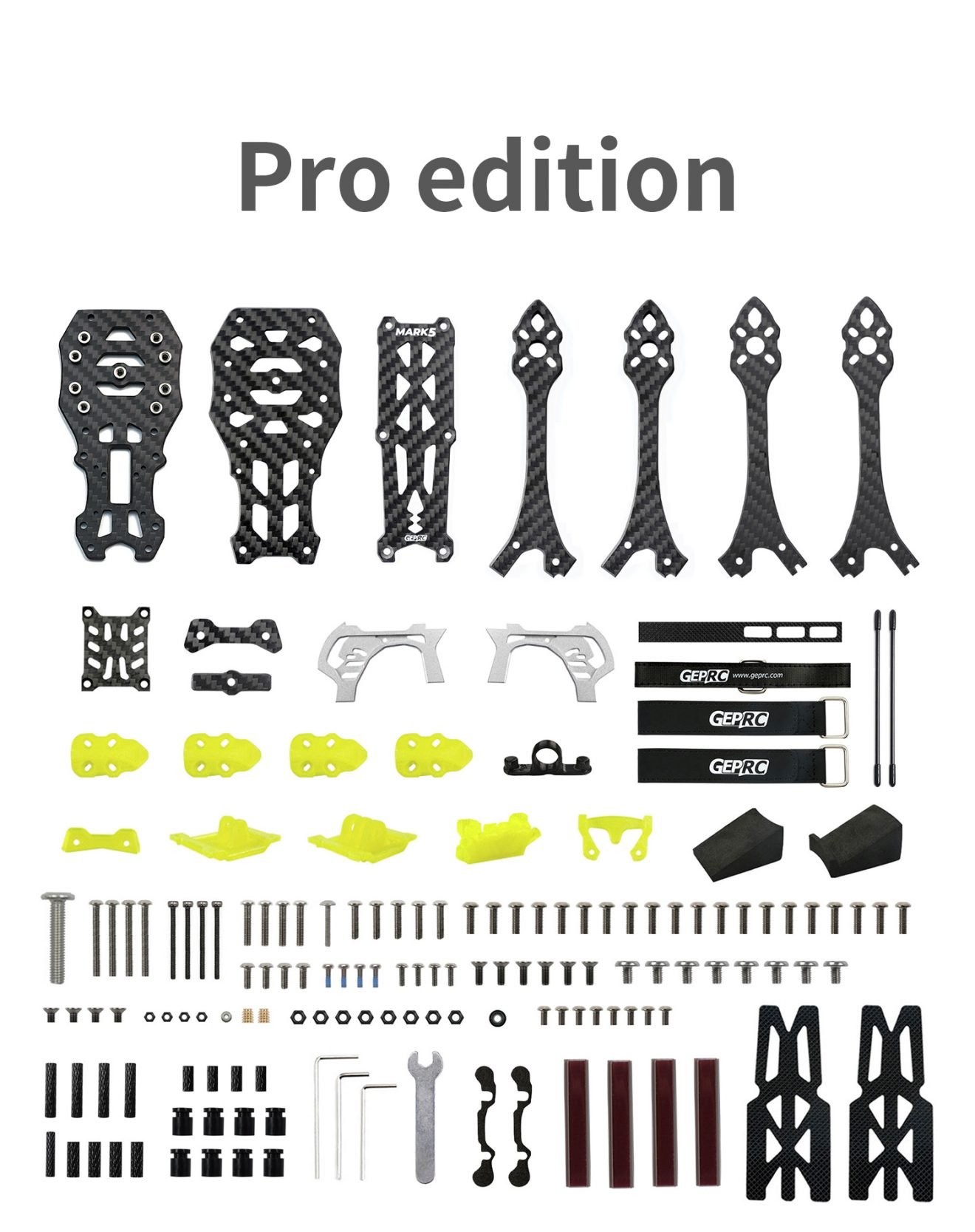 GEPRC MARK5 HD 5" Frame Kit - Pro Kit (Choose your Color) 14 - GEPRC