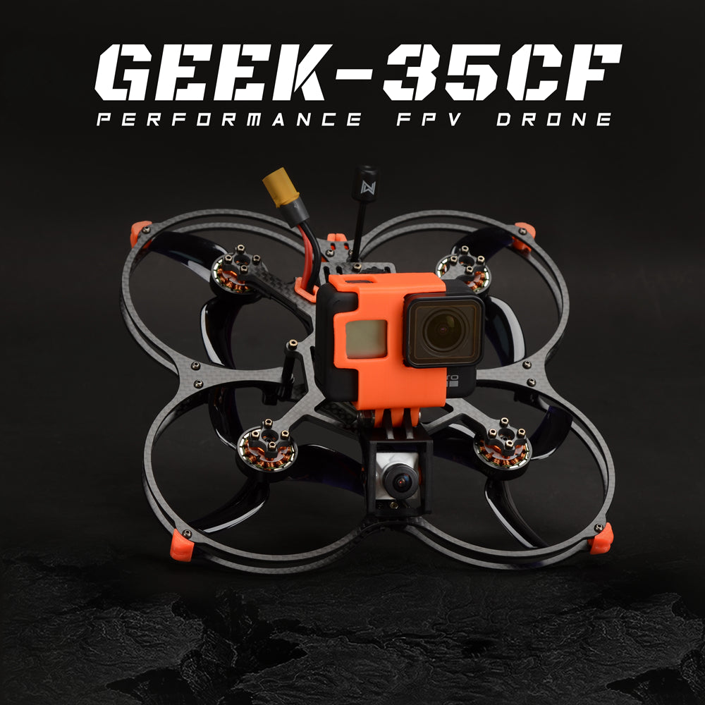 AIKON GEEK-35CF Cinewhoop 3.5" 6S 1800KV HD FPV DRONE W/ CADDX NEBULA PRO 7 -