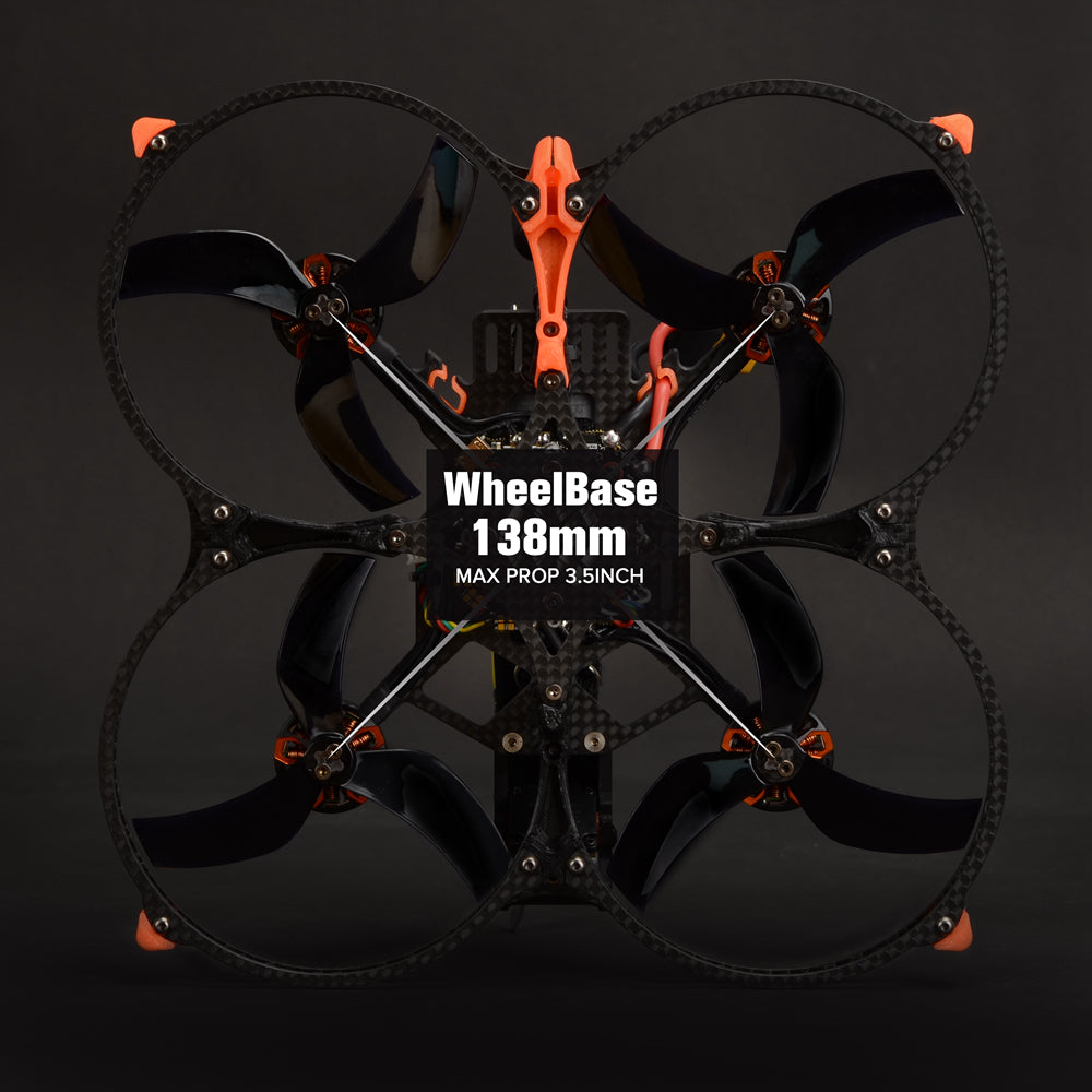 AIKON GEEK-35CF Cinewhoop 3.5" 6S 1800KV HD FPV DRONE W/ CADDX NEBULA PRO 8 -