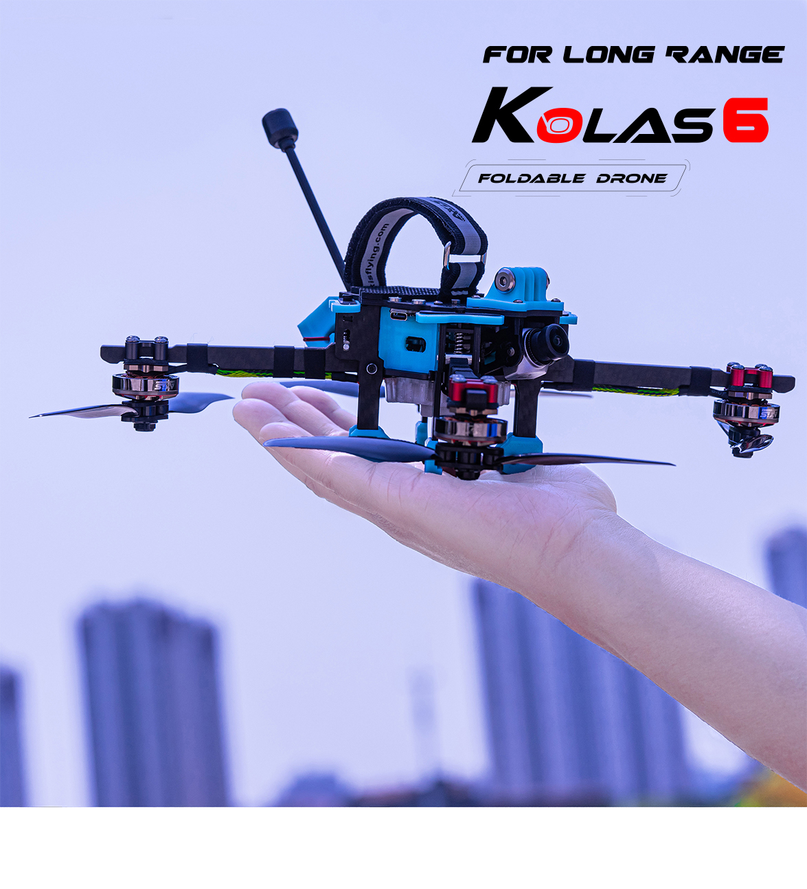 Axisflying KOLAS 6inch Long Range folding Frame Kit 13 - AxisFlying