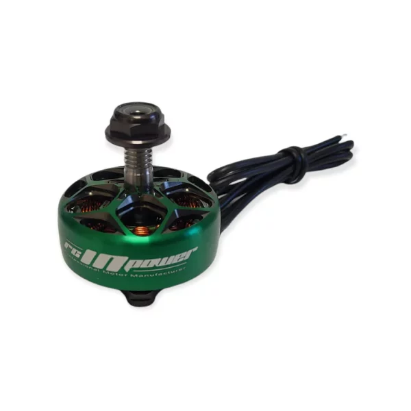 RCinpower Wasp Major 22.6-6.5 1860Kv Motor Bell Replacement Gunmetal/Green - Image 2