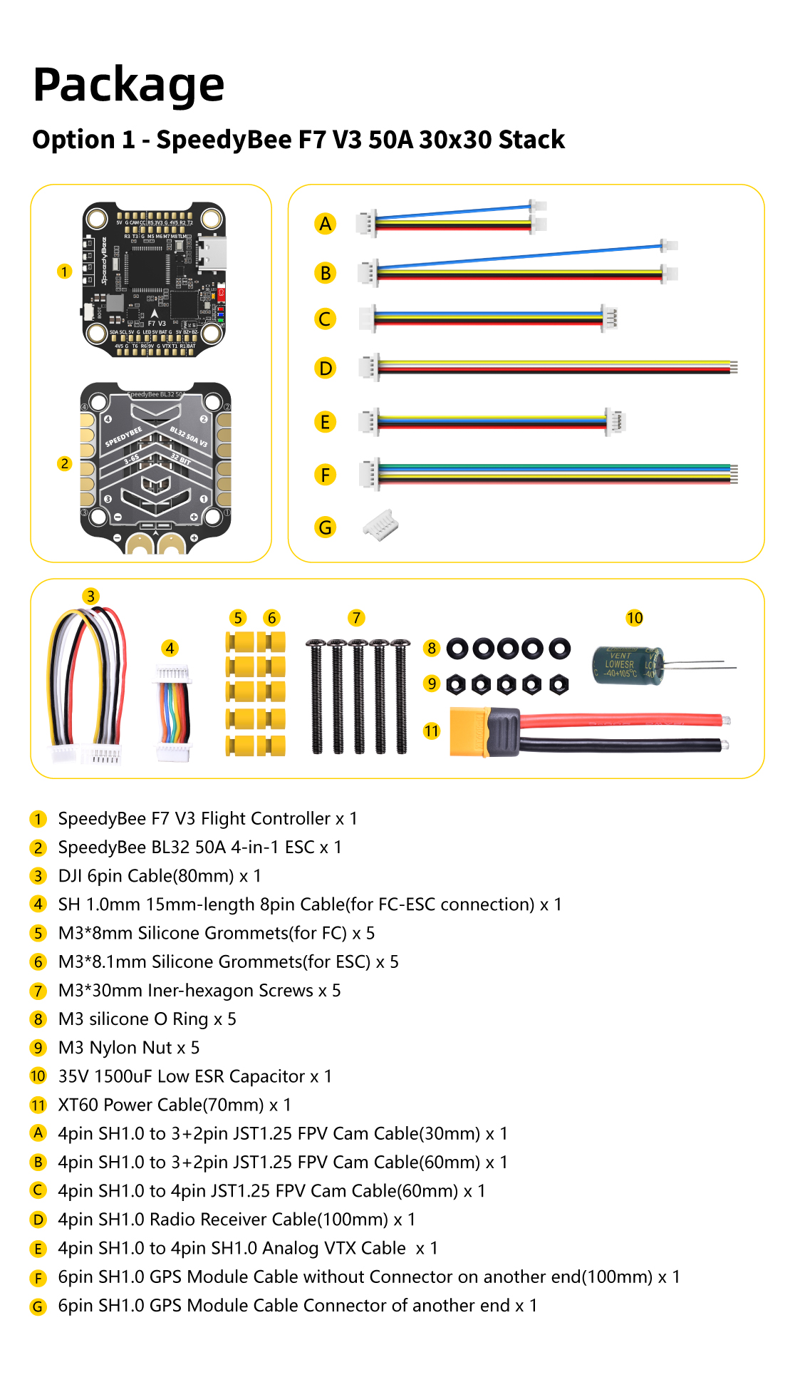 SpeedyBee F7V3 STACK