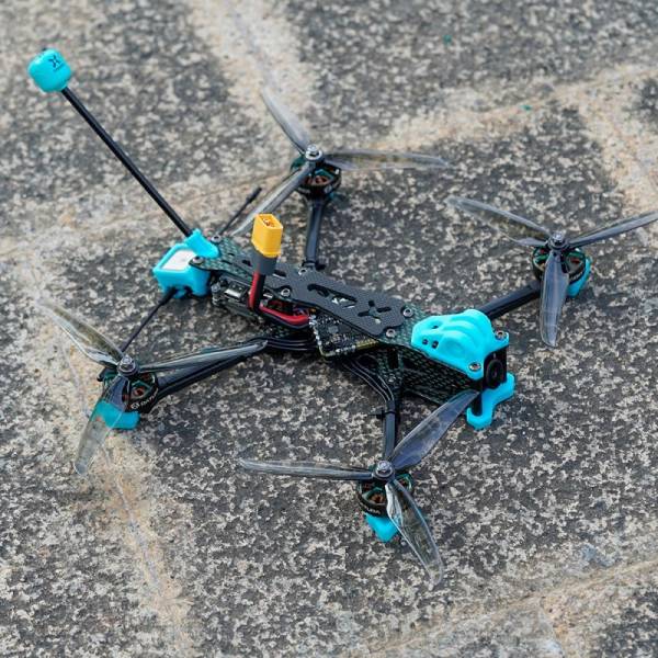 Foxeer 5" Aura Lite LR Freestyle Drone - Vista - Teal RHCP 2950Kv (PNP) 1 - Foxeer
