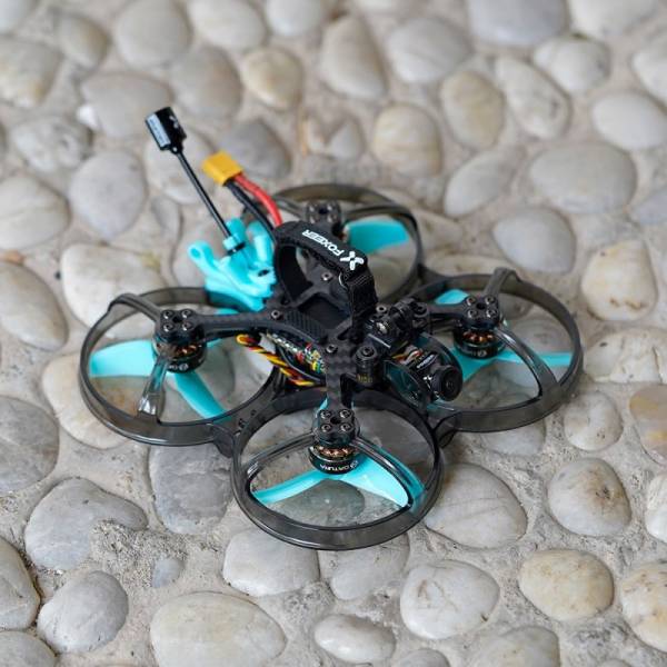 Foxeer Foxwhoop 25 Whoop Drone - Teal RHCP - Vista 1 - Foxeer