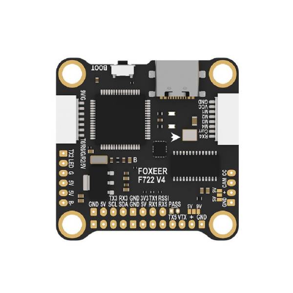 Foxeer F722 V4 Flight Controller X8 DJI Type-C 1 - Foxeer