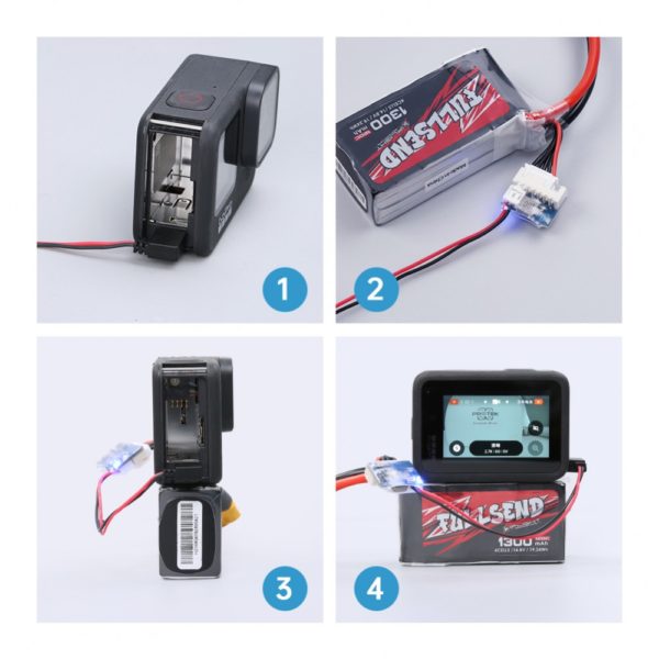 iFlight USB Type-C 5V Balance Plug Power Cable/Power Supply Cable for GoPro(6/7/8/9/10) - Image 2