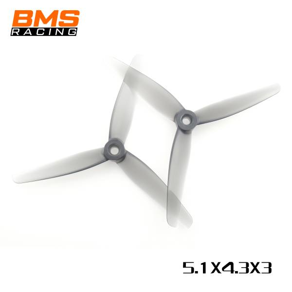 HQProp BMS Racing Prop 5.1X4.3X3 (2CW+2CCW) - Pick your Color - Image 3