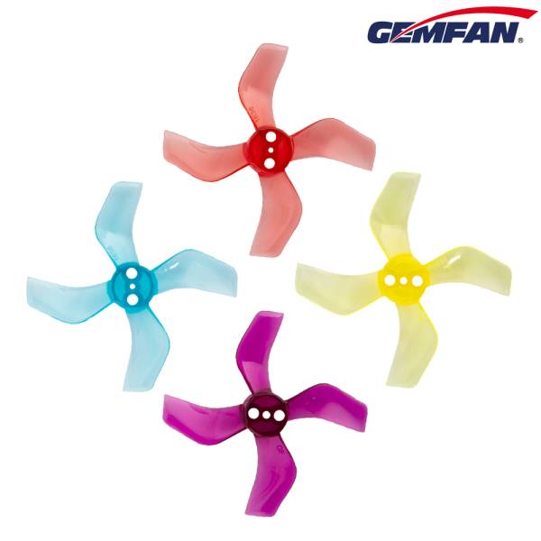 GEMFAN 1636 4 Blade 40mm Propellers - 1mm Shaft