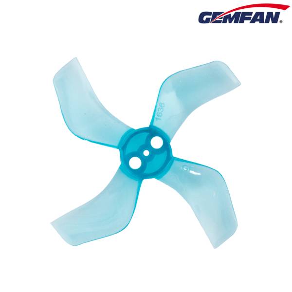 GEMFAN 1636 4 Blade 40mm Propellers - 1mm Shaft - Image 2