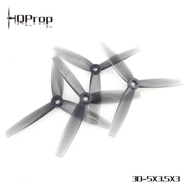 HQProp 3D-5X3.5X3 Propellers (2CW+2CCW) - Grey 1