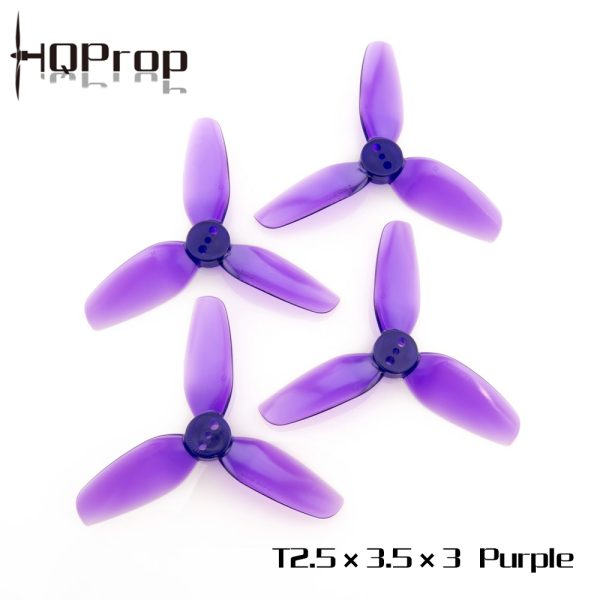 HQ Durable Prop T2.5X3.5X3 Poly Carbonate Propellers - Pick your Color 3 - HQProp