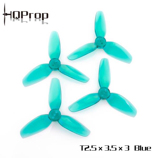 HQ Durable Prop T2.5X3.5X3 Poly Carbonate Propellers - Pick your Color 1 - HQProp