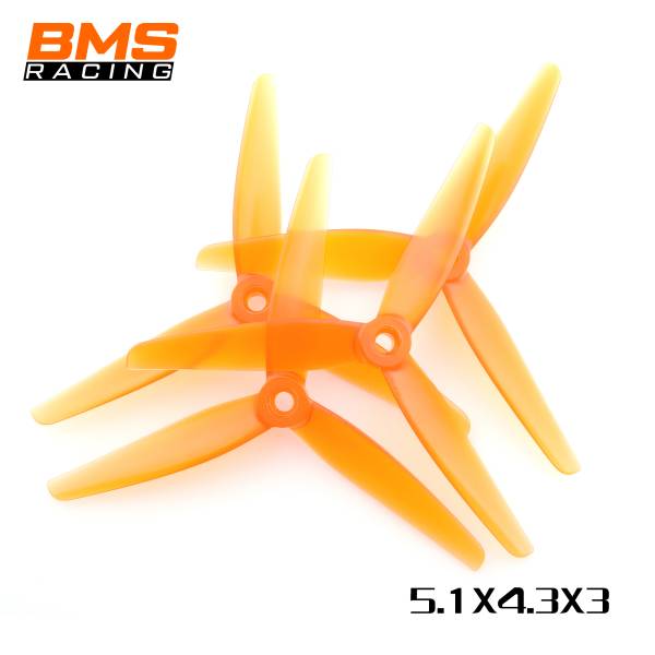 HQProp BMS Racing Prop 5.1X4.3X3 (2CW+2CCW) - Pick your Color 1 - HQProp