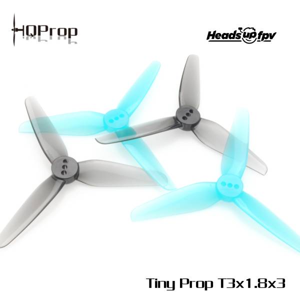 HQProp HeadsUp Tiny Prop T3X1.8X3 (2CW+2CCW) - 2MM - Pick your Color 1 - HQProp