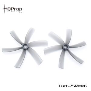 HQProp Duct-75MMX6 Props for Cinewhoops (2CW+2CCW) - Grey