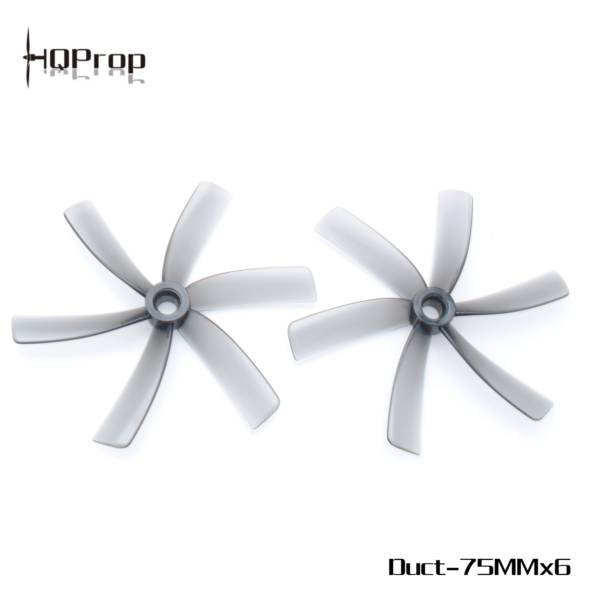 HQProp Duct-75MMX6 Props for Cinewhoops (2CW+2CCW) - Grey 1 - HQProp