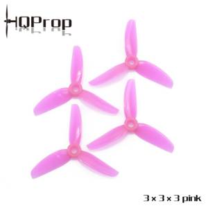 HQ Durable Prop 3X3X3 (2CW+2CCW)-Poly Carbonate (Light Pink- Set of 4)