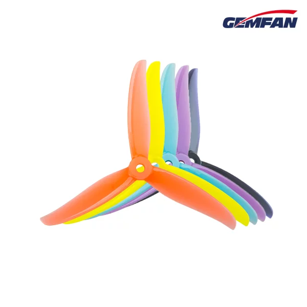 GemFan Hurricane 4937 3 Blade Prop (Set of 4) - Pick your Color