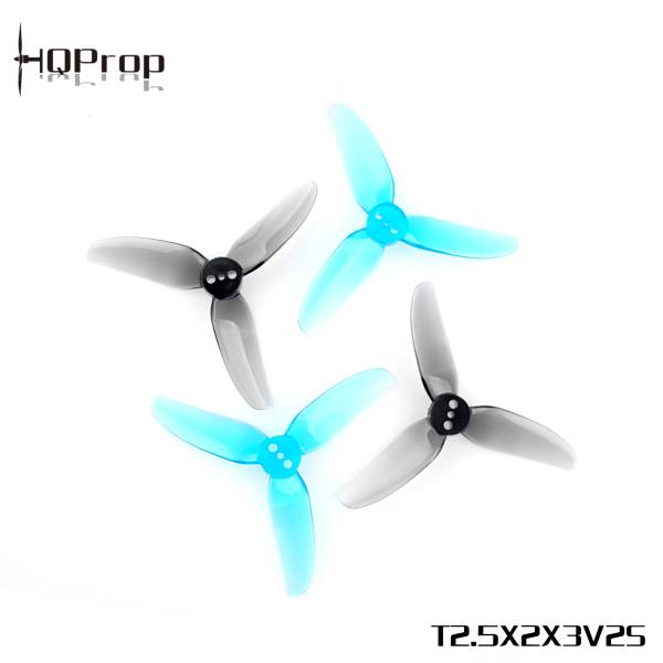 HQProp T2.5X2X3 V2S Poly Carbonate Propellers - Pick your Color