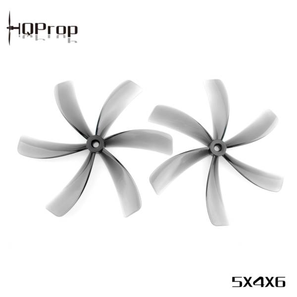 HQProp 5X4X6 Propellers (2CW+2CCW) - Grey