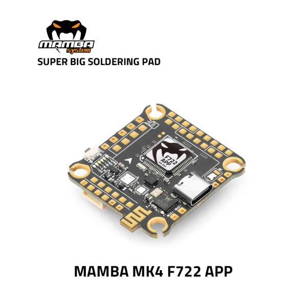 Diatone MAMBA MK4 F722 APP Flight Controller - 30mm/M3 1 - Diatone