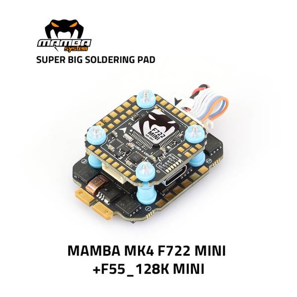 Diatone MAMBA MK4 F722 MINI F55 -128K MINI Flight Controller Stack - 20mm/M2 1 - Diatone