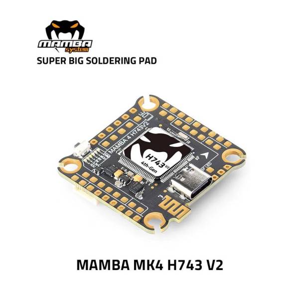 Diatone MAMBA MK4 H743 V2 Flight Control - 30mm/M3