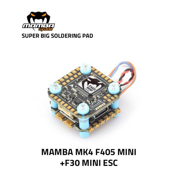Diatone MAMBA MK4 F405MINI 30A MINI 8bit Flight Control Stack - 20mm/M2 1