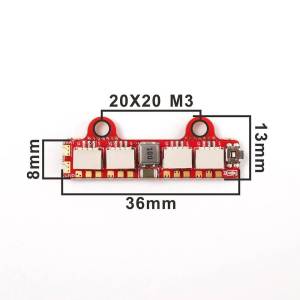 HGLRC 2812 LED Controller + 4 W554B LEDs 2 - HGLRC