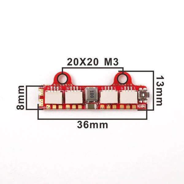 HGLRC 2812 LED Controller + 4 W554B LEDs 3 - HGLRC