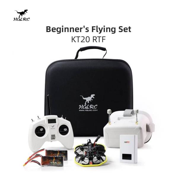 HGLRC KT20 2" FPV Racing Drone Analog RTF Kit - XM+