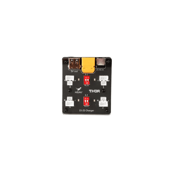 HGLRC Thor 1-2S Charger 4-way 4.35v Charging Board - Image 2