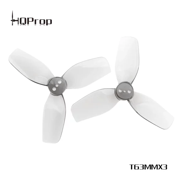 HQProp DT63MMX3 V2 Grey Props for Cinewhoops (4 Pack) - Grey - Image 2
