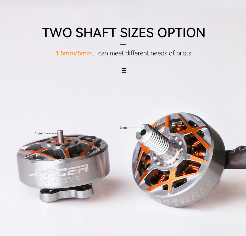T-Motor Pacer P1804 FPV Motor - 3400Kv 7 - T-Motor